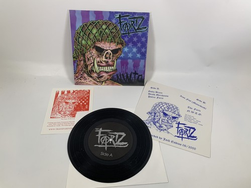 The Fartz NWTO 7” Record Punk Hardcore Transparent Records