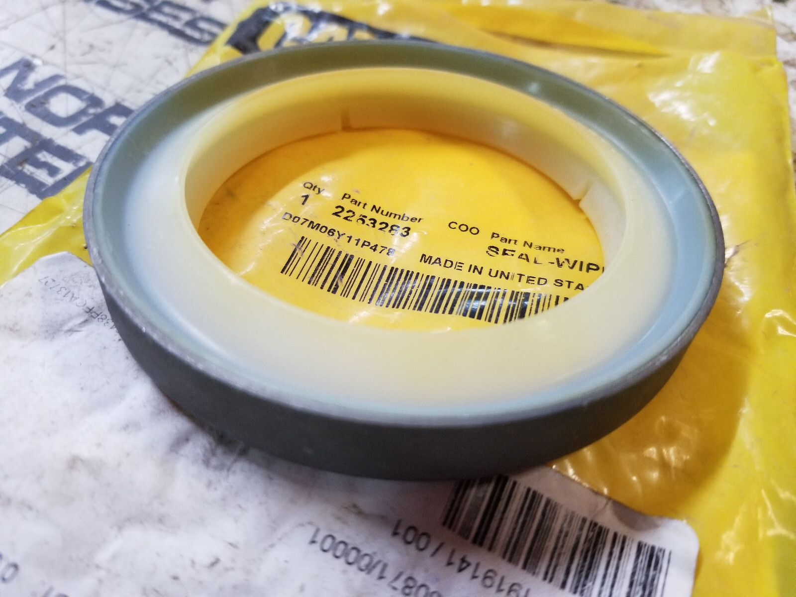CATERPILLAR OEM CAT SEAL 225-3283 2253283 - Picture 2 of 4