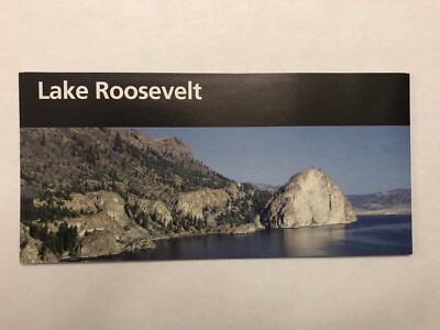 Lake Roosevelt National Recreation Area Park Unigrid Brochure Map NEWEST VERSION