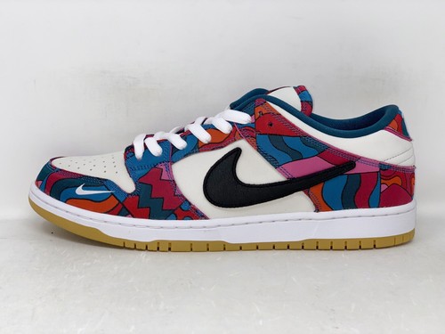 Nike SB Dunk Low Pro x Parra Abstract Art Sneakers, Size 13