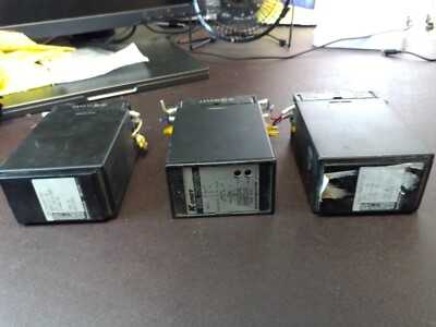 (3) M-SYSTEM RBS-11-B SV-21-B KVS-DO-B RTD SIGNAL TRANSMITTER Used Nice Sale $99