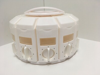 KitchenArt Select-A-Spice Auto-Measure Carousel Professional Series White EUC