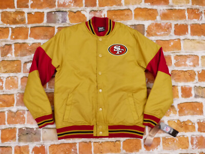 Pre-owned Nfl San Francisco 49ers Usa Vintage Jacket Forty Niners Gold  Size Xs In Gold Bronze