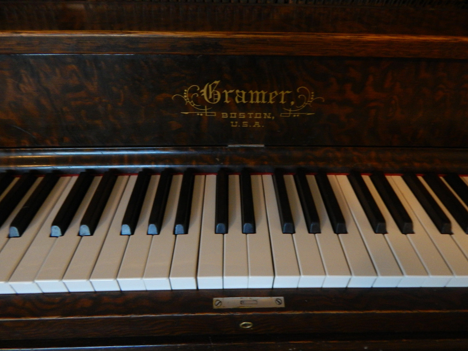 1913 Joseph Gramer Boston Upright Piano