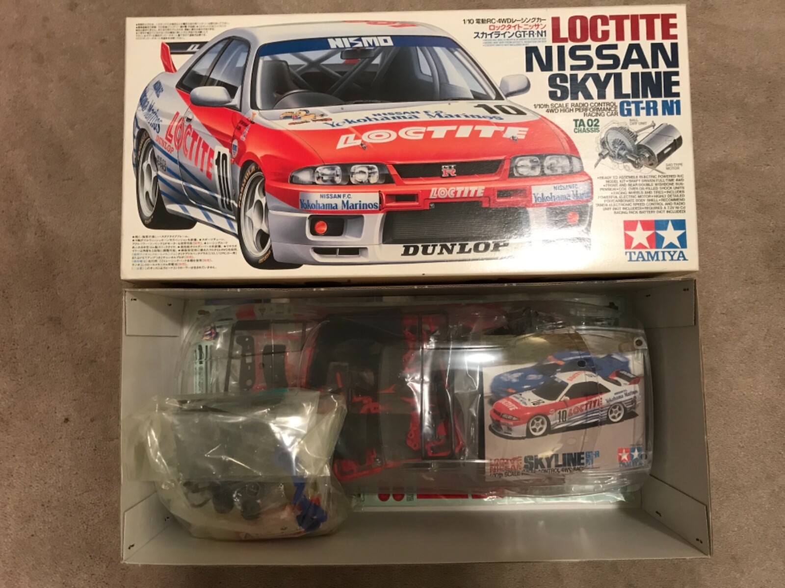 Tamiya LOCTITE NISSAN SKYLINE GT-R N1, Godzilla, NISMOのeBay公認 Tamiya LOCTITE NISSAN SKYLINE GT-R N1, Godzilla, NISMOのeBay公認