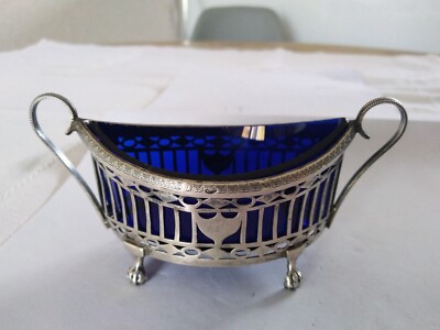 SALERON ARGENT MASSIF XVIIIe DIRECTOIRE 1798 1809 orfèvre Lesot de la Panneterie