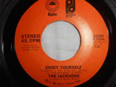 THE JACKSONS~''ENJOY YOURSELF''~Orig~1976~FUNK~SOUL~DISCO~7'' 45rpm~EPIC-50289~M-