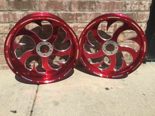ZX-14 240 CANDY RED SHARK WHEEL PACKAGE FOR 2012-2020