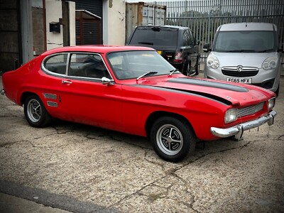 FORD CAPRI MK1 3000 GT 1970 - runs - drives - sound body- requiring part resto