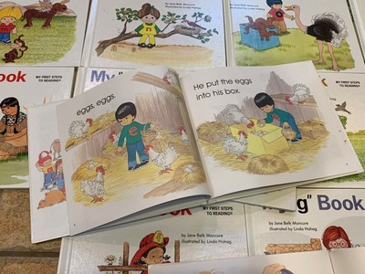 MY FIRST STEPS TO READING ABC BOOKS COMPLETE SET LOT 24 NEW 1991 GROLIER MONCURE