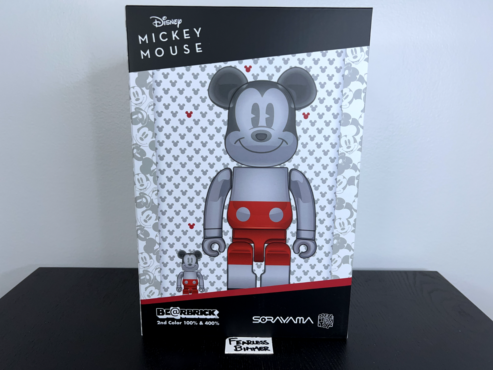 BE@RBRICK FUTURE MICKEY 2nd 100& 400％ Bearbrick Sorayama Disney Future Mickey Mouse 100% & 400