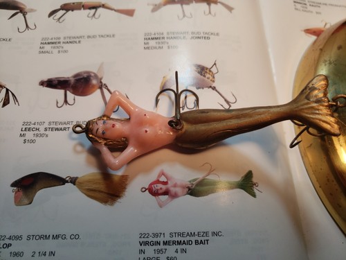 Vintage 1957 STREAM -EZE VIRGIN MERMAID BAIT 4 Vintage 1957 STREAM -EZE VIRGIN MERMAID BAIT 4