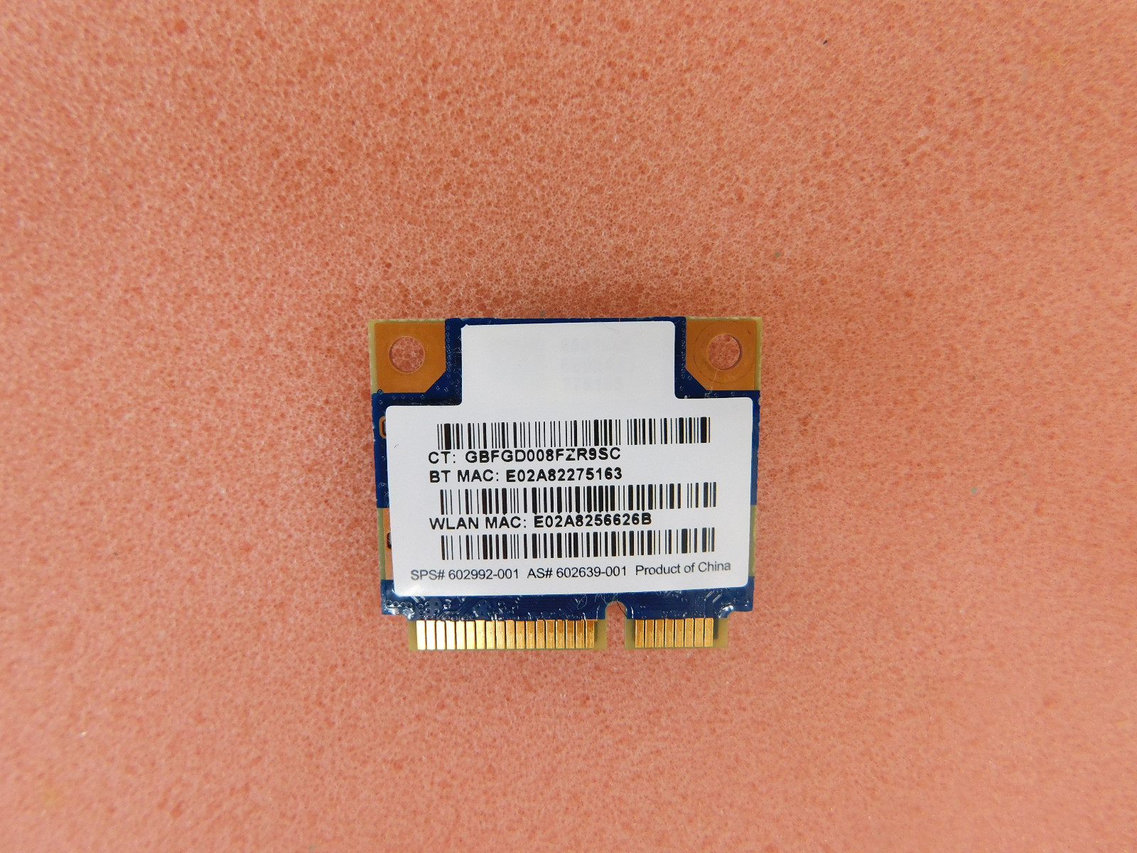 wifi card wireless card ralink rt3090bc4 v20a 602992-001 602639-001
