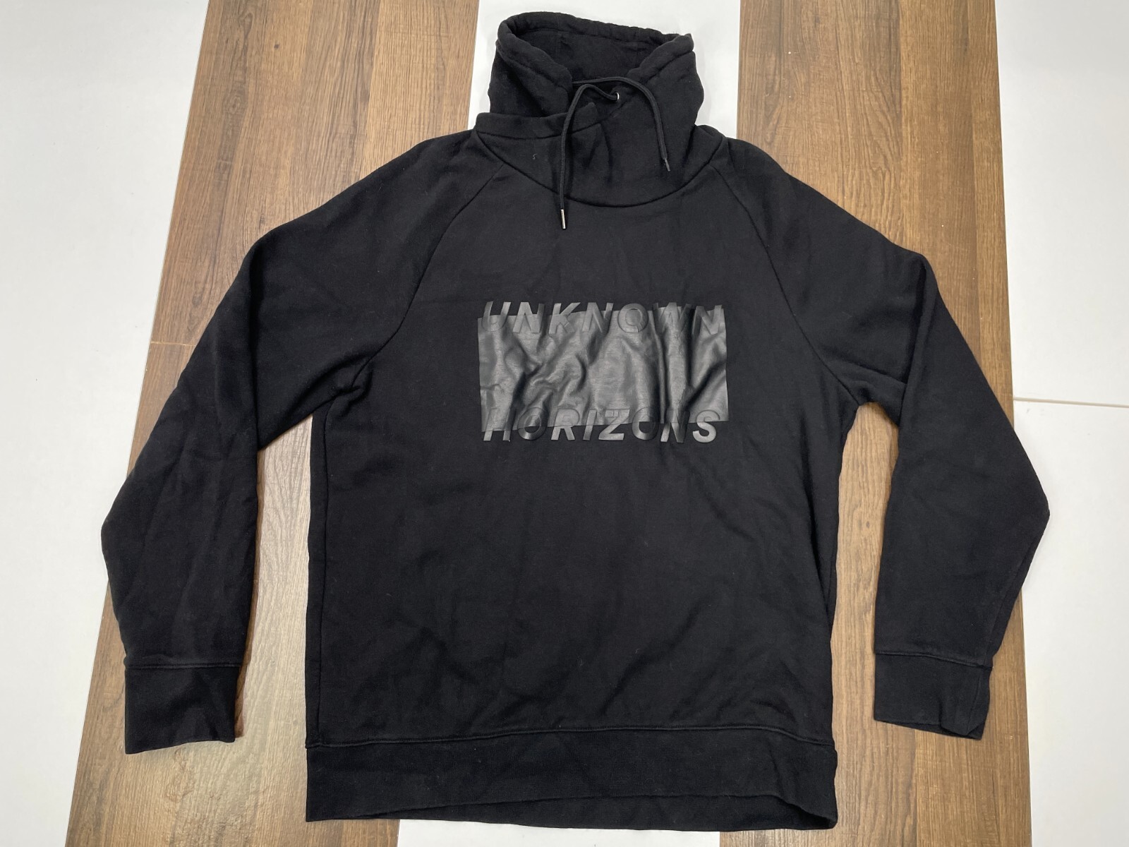 H&M Womens L Black Crossover Sweater Sweatshirt Unknown
