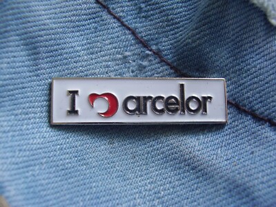 Pin Arcelor Internationaler Industriekonzern Stahlverarbeitung Luxemburg