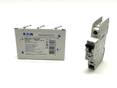 Eaton FAZ-C2/1-NA-SP Circuit Breaker 2A 1-Pole 277VAC