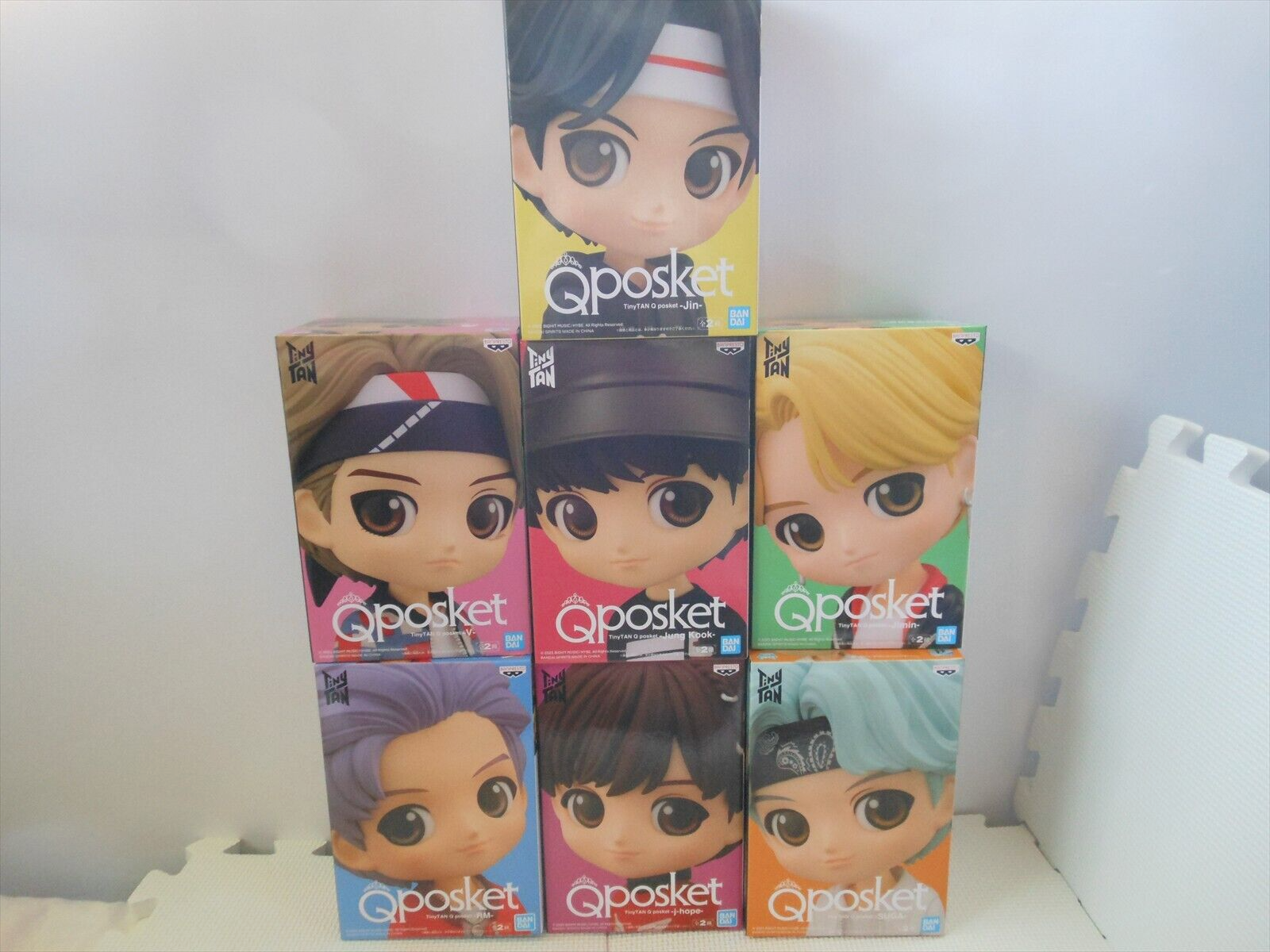 防弾少年団(BTS) - 【TOMOKO】TinyTAN Qposket  B BTS TinyTAN Q Posket B color 7 types Set Banpresto Qposket