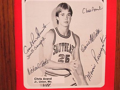 1983 SE Missouri St Men Basketball Program(6 Sign/CHRIS ARAND/MARVIN ROSENGARTEN