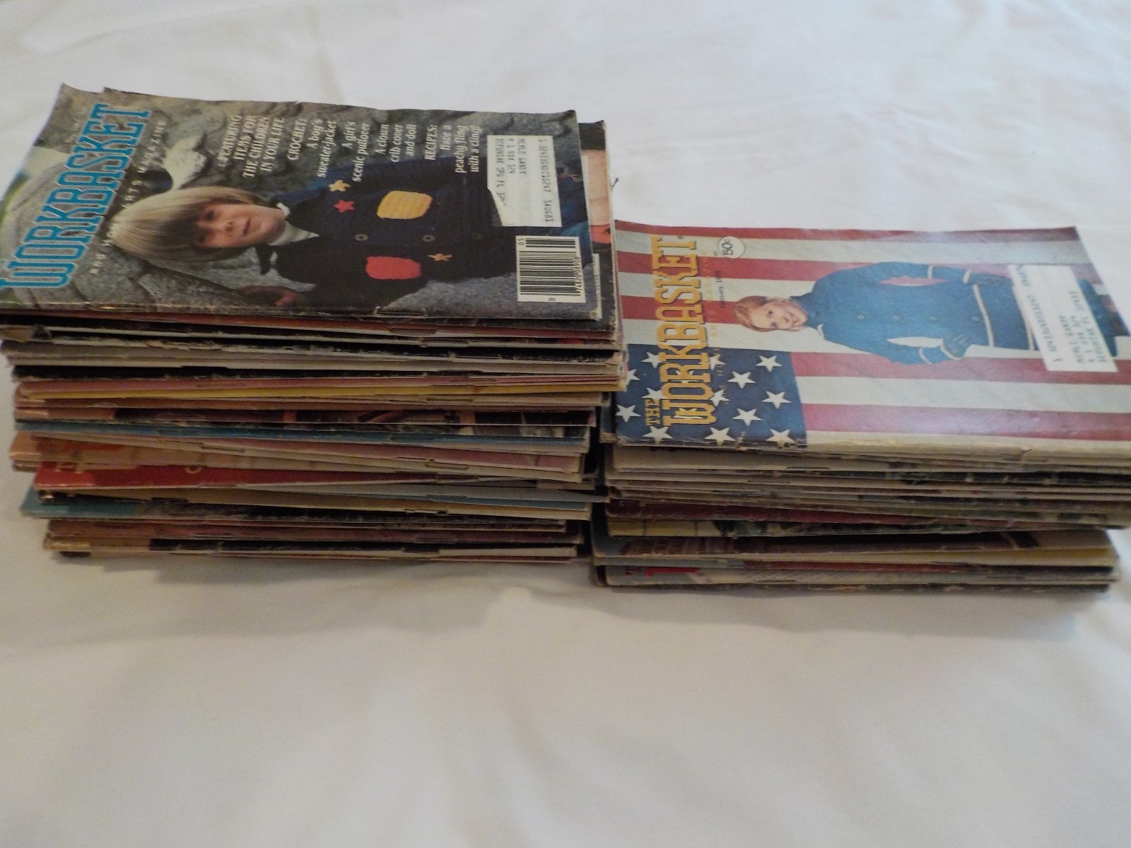 VINTAGE Lot of 70 ISSUES THE WORKBASKET and HOME ARTS Years 1974 thru 1981
