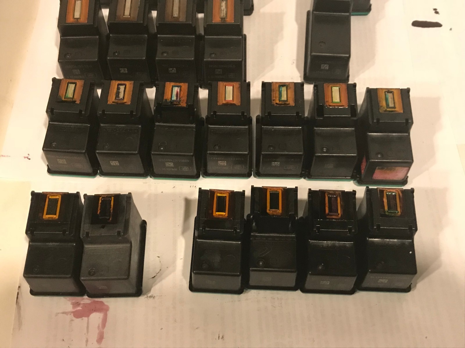 Lot 23 HP 92 93 95 96 97 98  Black & Color Genuine Empty Ink Cartridges