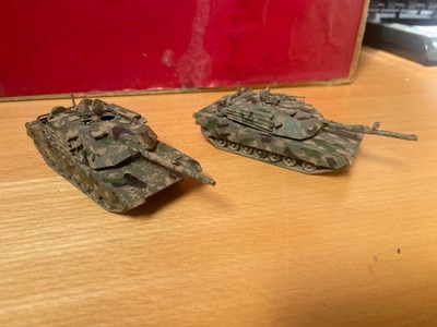 ROCO MINITANKS CHAR US ABRAMS X 2 -HO 1/87e IDEM HERPA BUSCH BREKINA