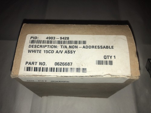 New Simplex 4903-9428 Non-Addressable White Wall Mount Signal Strobe Fire Alarm