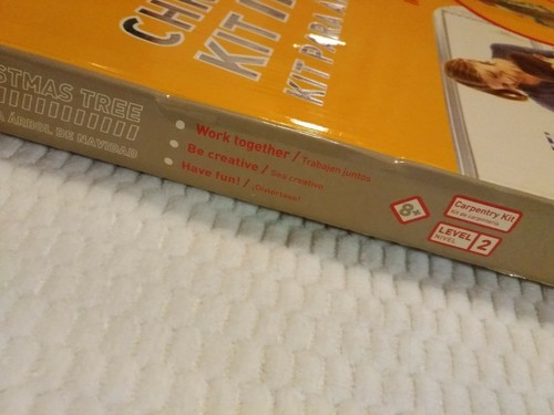 NIB Red Toolbox Christmas Carol + Tree Carpentry Kits