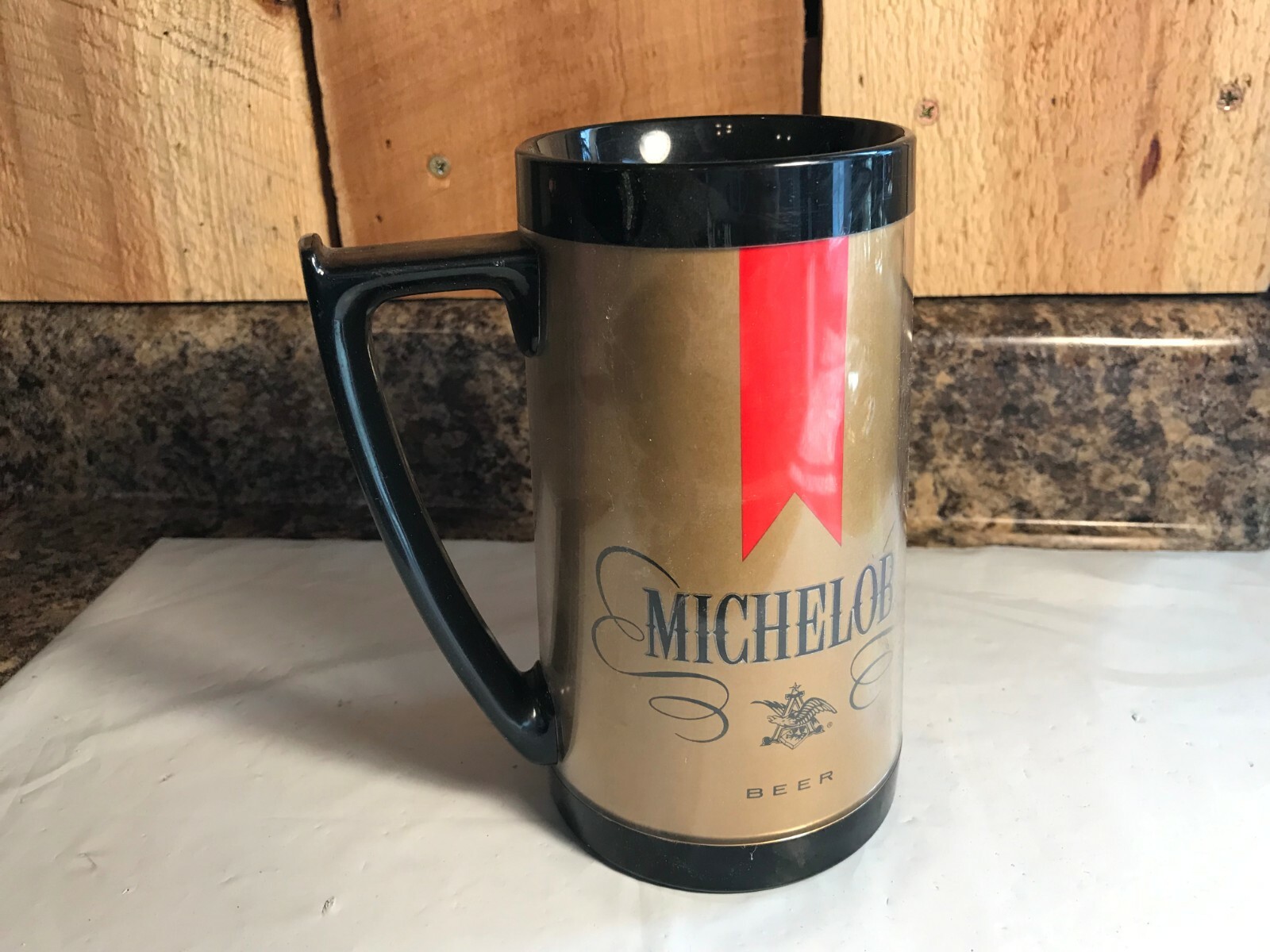 Vintage Thermo-Serv ~ Michelob Insulated Plastic Mug