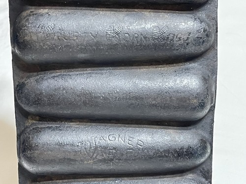 🇺🇸Wagner Ware Junior Krusty Korn Kobs #1319 Cast Iron Cornbread Corn Stick Pan