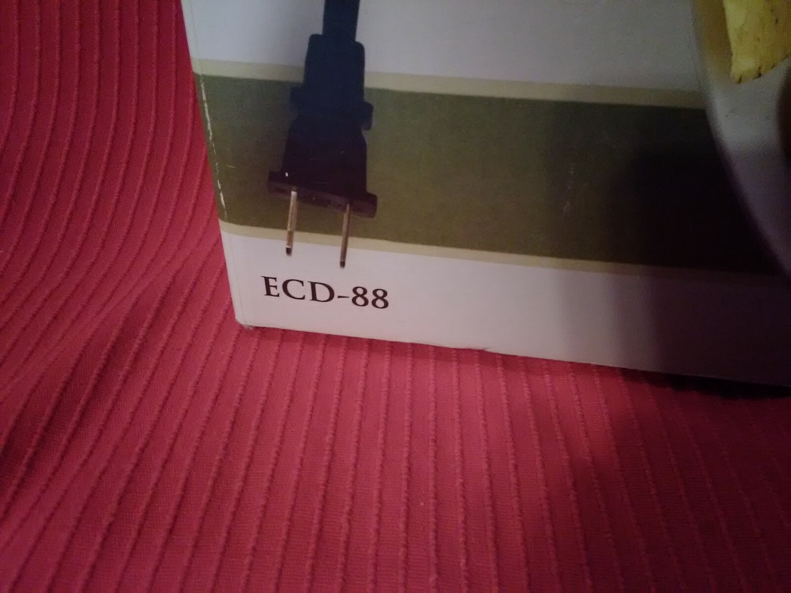 Kitchen Selectives Electric Heated Chip Dip Tray Bowl White ECD-88 Stoneware