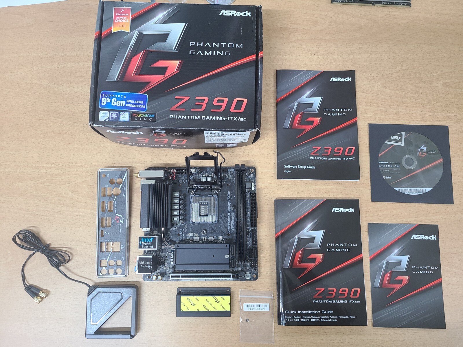 【訳あり】 ASRock Z390 Phantom Gaming ITX /ac ASRock | Z390 Phantom Gaming-ITX/ac