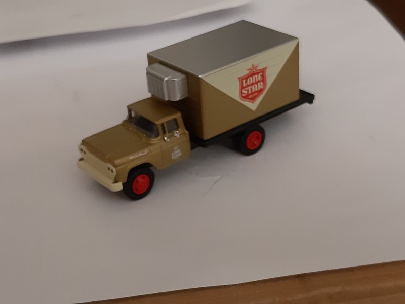 Cmw Classic Metal Works 30441 Ford F-500 Flachbett Mit KÃ¼Hlkoffer Lone Star 1:87