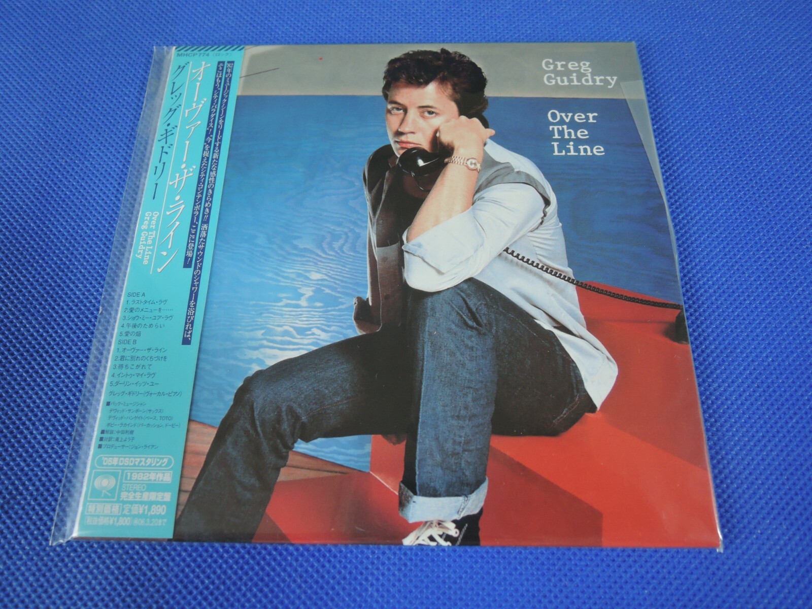 AOR  CD グレッグギドリー Greg Guidry / Over the Line Japan Mini LP CD Sealed / OOP