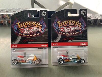 HOT WHEELS LARRY'S GARAGE T-BUCKET WHITE