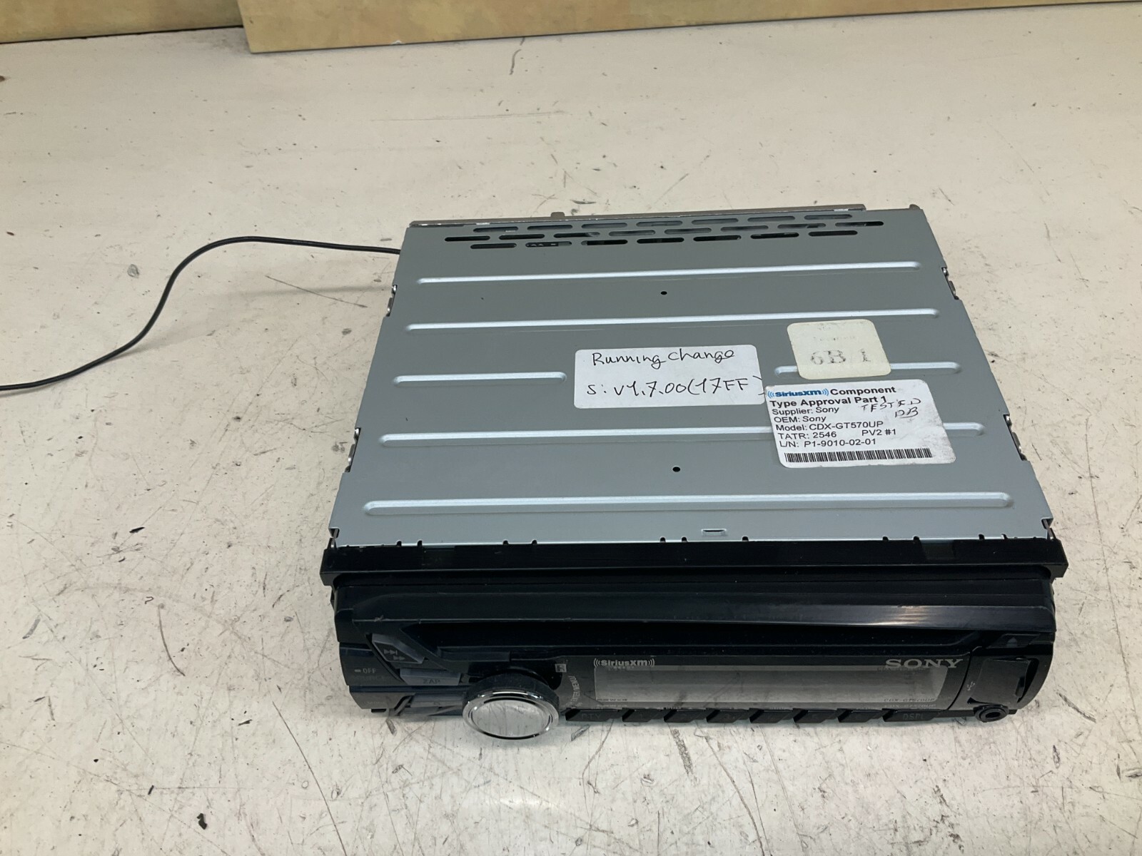 Sony CDX-GT570UP CD Player SiriusXM SAT Ready USB/AUX Z | eBay