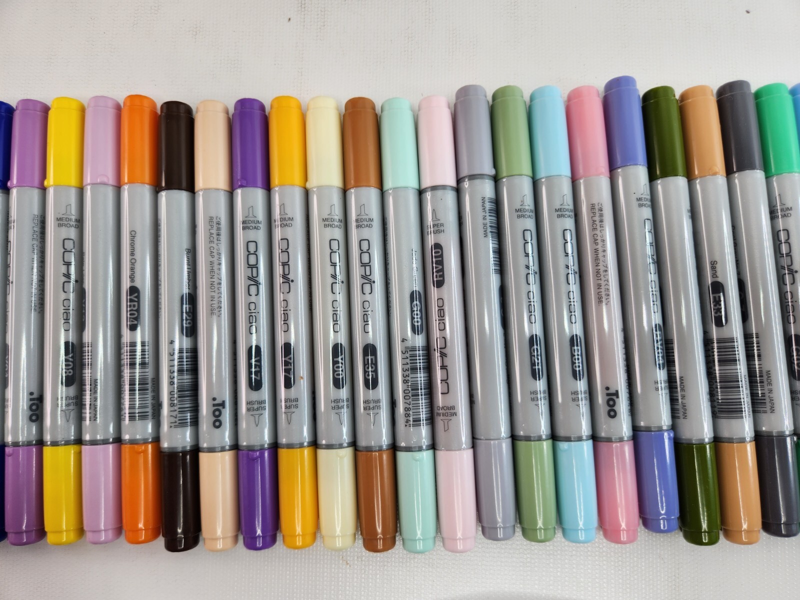 72 Copic Ciao - Alcohol-Based Markers - Color Set A  72-A