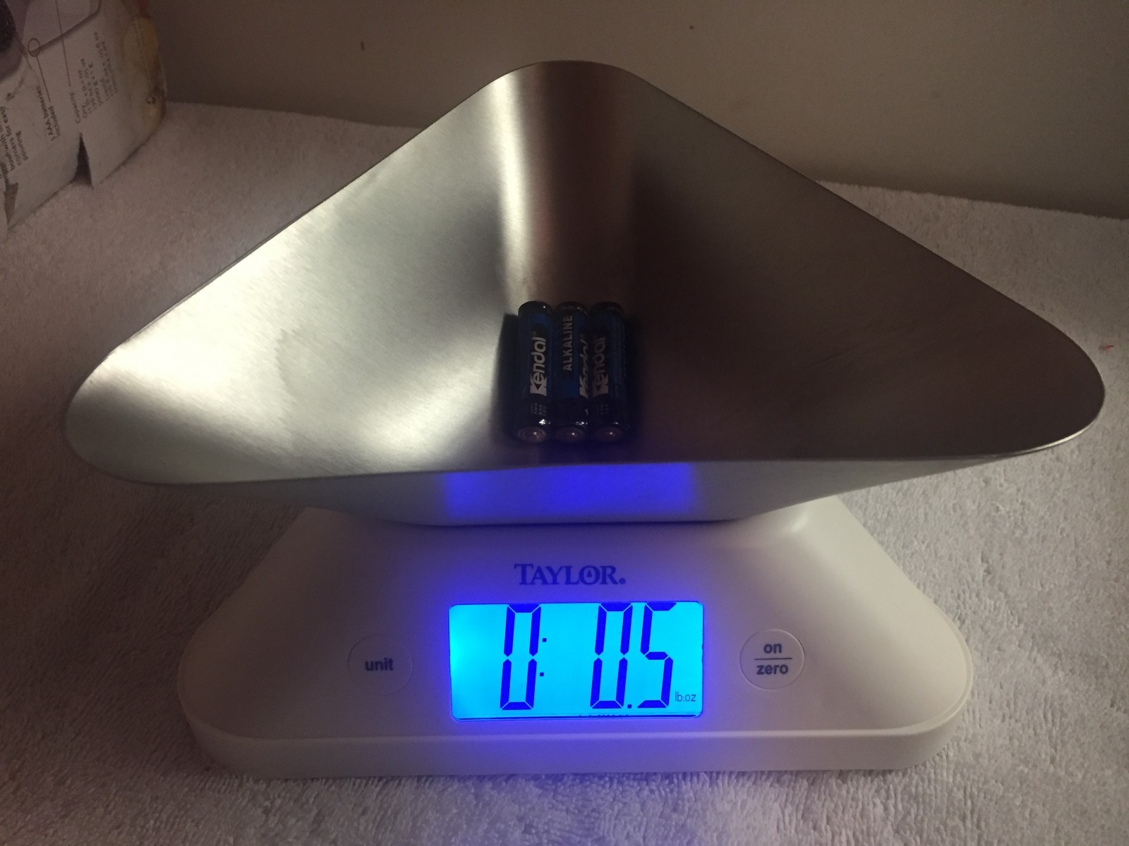 Brand New! - Taylor 11-Pound Capacity Digital Store-n-Pour Food Scale-Model 1077