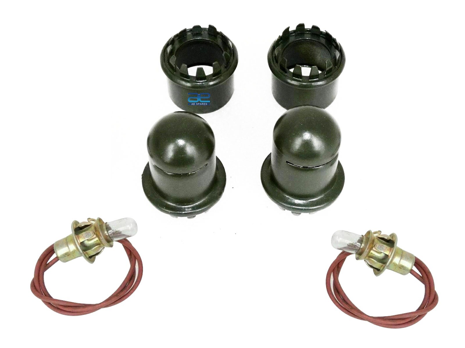 For Willys Mb Ford Gpw Cj Map Reading Dashboard in & Out Light Pair+Bulb 