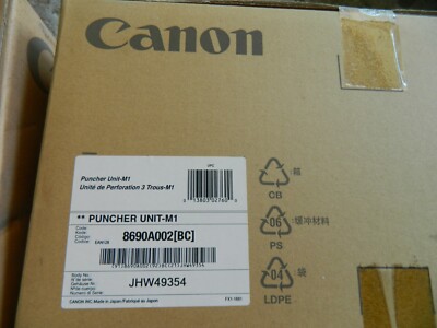 New Genuine OEM Canon Part #8690A002BC Hole Puncher Unit M1 iR3030 3045 3235