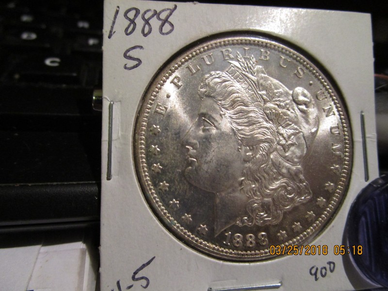 1888-S Morgan Dollar Mint State +++++