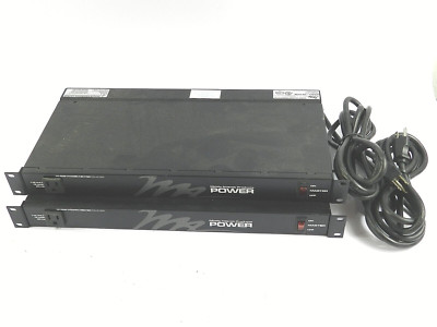 Lot 2 Middle Atlantic PD-915R 115 Volts 15Amp Rackmount Power Strip 9 Outlt A342