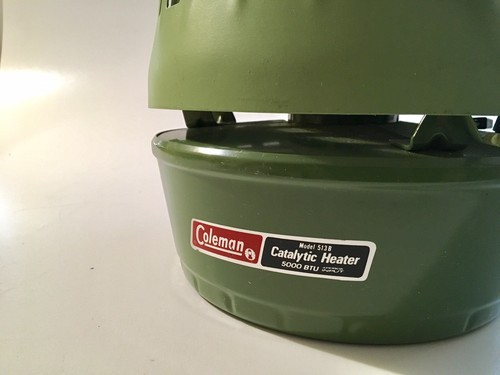 Vintage Coleman Catalytic Heater Model 513B 5000BTU Never Used!