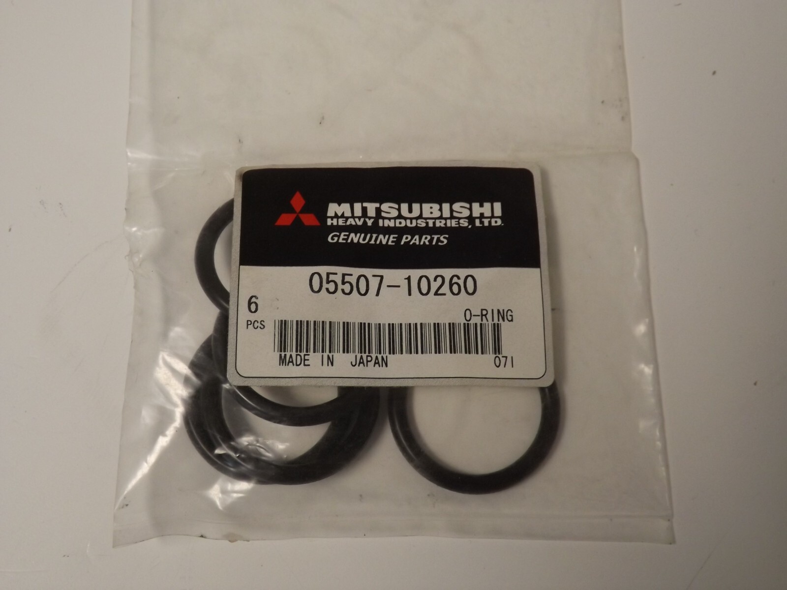 ゆん Mitsubishi Heavy Industries O-ring 05507-10260 factory pack