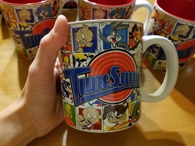 Warner Bros. Space Jam Tune Squad 20 oz Ceramic Coffee Mug Large Colorful