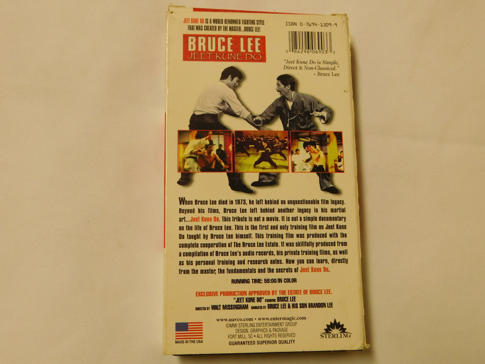 Bruce Lee Jeet Kune Do VHS Video in VGC, Shipping is FREE!