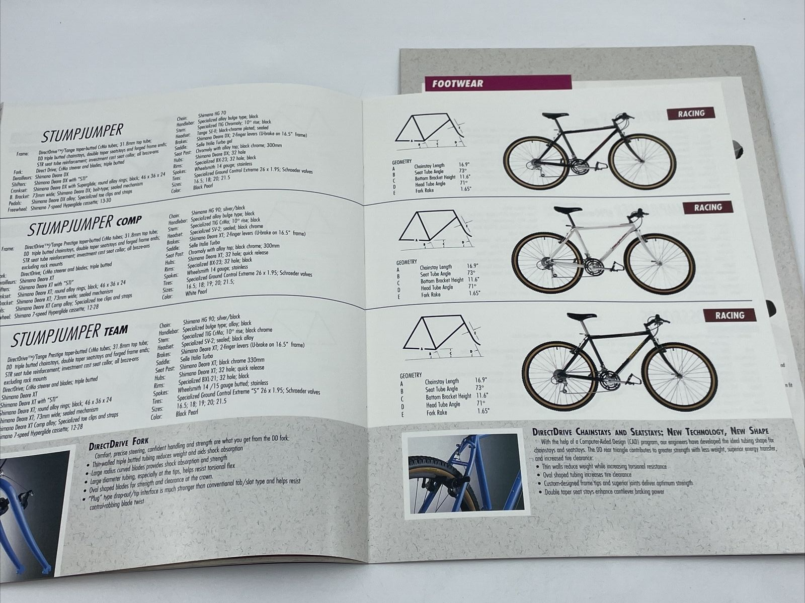 Vintage 1990 SPECIALIZED Bicycles & Accessory Catalog Set MTB Road Components