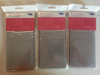 Quickutz  3 SETS OF BORDER DIE EZ STORE DIE SHEETS **NEW**