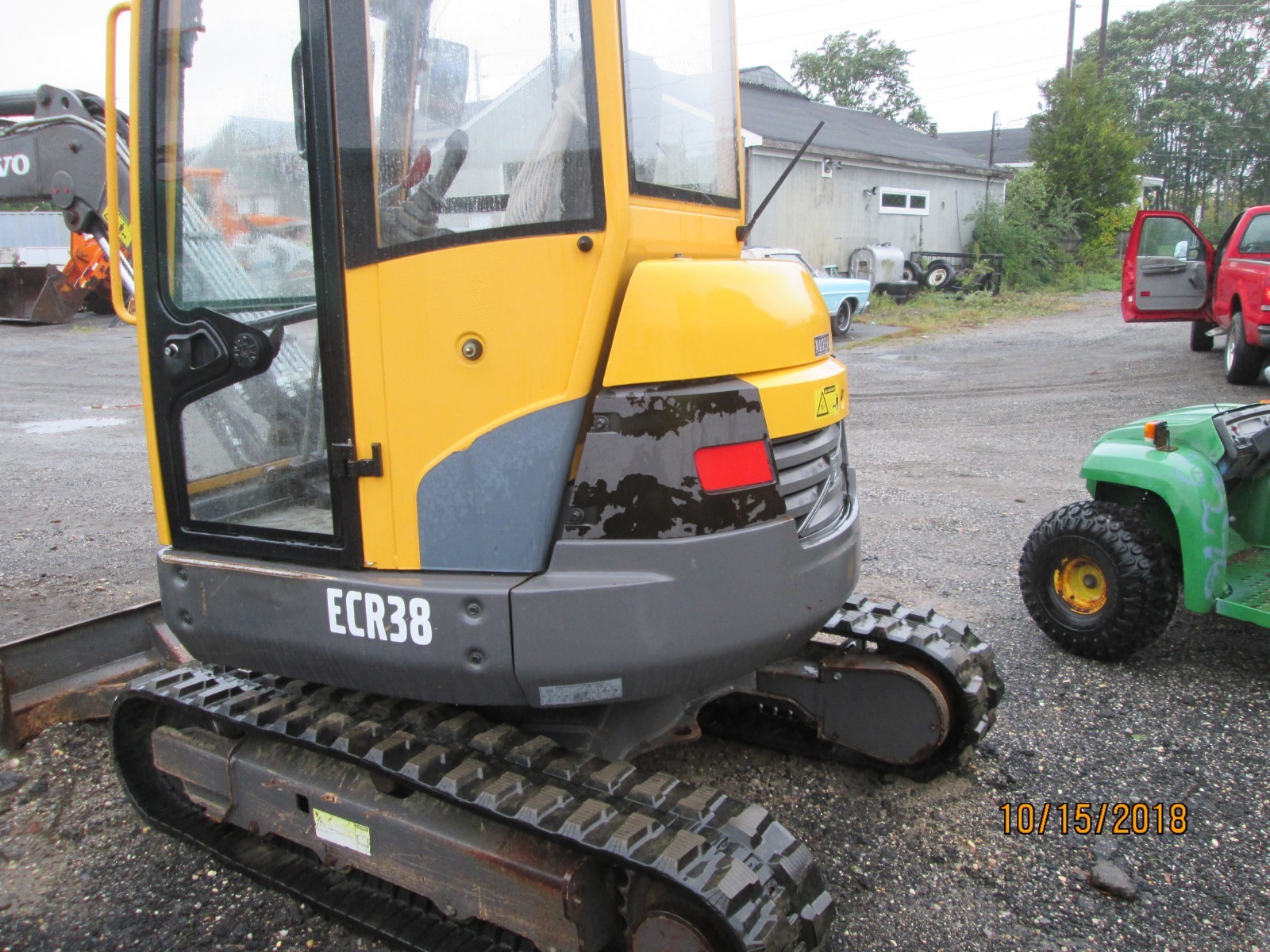 2013 VOLVO ECR38 MINI EXCAVATOR RUBBER TRACKS