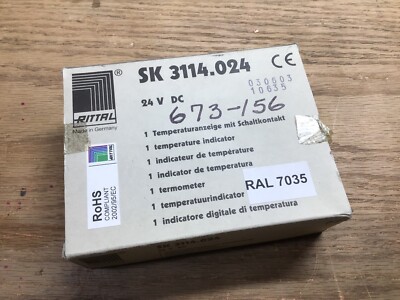 NEW RITTAL CABINET SK3114.024 TEMPERATURE READOUT CONTROL ENCLOSURE