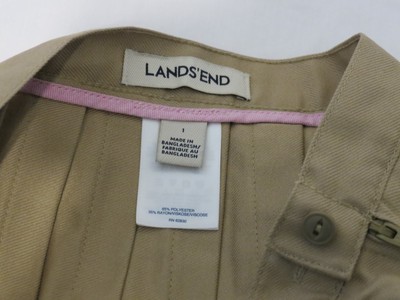 Girls Lands End Pleated Uniform Skirt Size 1 - NEW